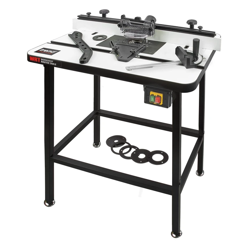 Trend WRT/EURO Freestanding Router Table, 230V, Aluminium, Ideal for Paneelerhebung, Schablonieren, Stapelschnittanwendungen