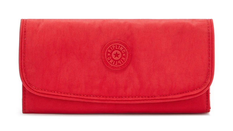 Kipling MONEY LAND Large Wallet, Red Rouge (Red)