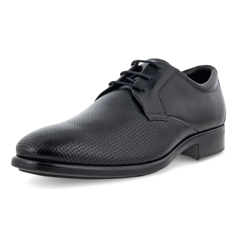 ECCO Men's Citytray Cap Toe Oxford Shoe, Black, 11 UK