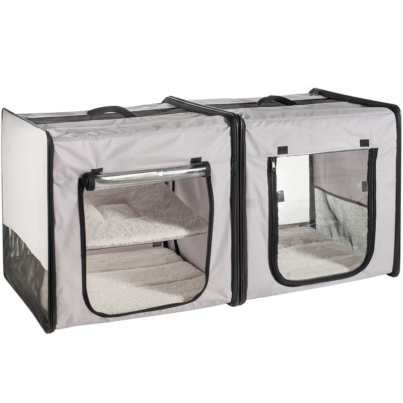 WeRChristmas Luxury Pet House -Light Grey