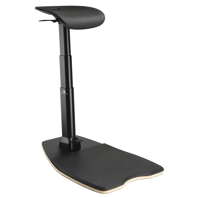 Maclean MC-872 Office Chair Multifunctional Ergonomic Desk Chair Work In A Standing Or Sitting Position Office Stool Max. Load 125kg Adjustable Height 615mm To 1180mm - Image 1