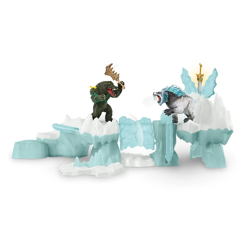 SCHLEICH 42497 Angriff auf die Eisfestung, ab 7 Jahren, ELDRADOR CREATURES - Spielset, 6 Teile