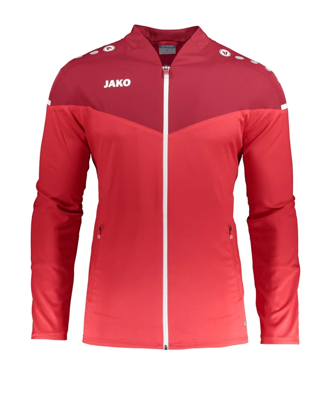 JAKO Men's Champ 2.0 Presentation Jacket, Red/Wine red, 4XL
