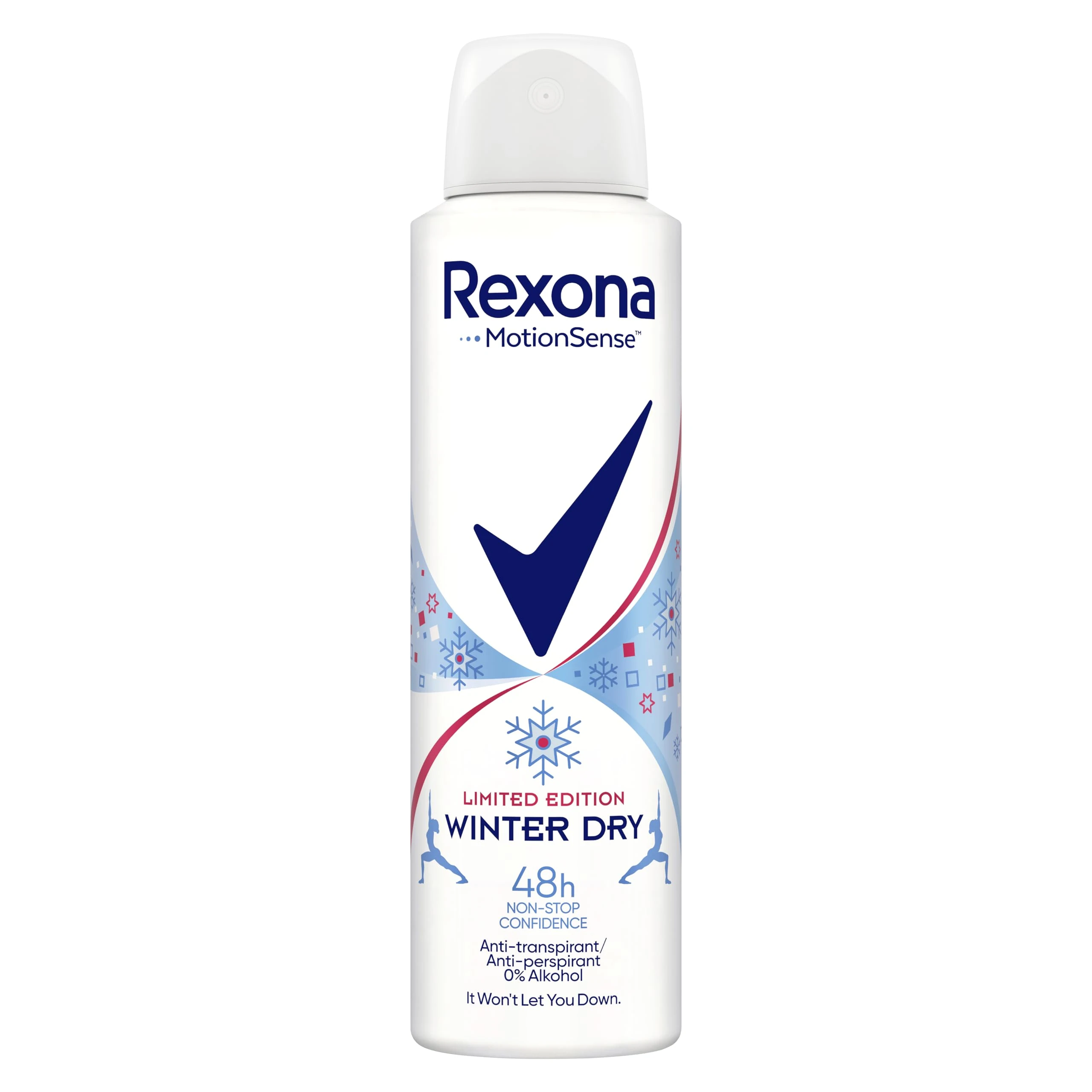 Rexona Winter Edition Antiperspirant Deodorant Spray Pack of 6 x 150 ml