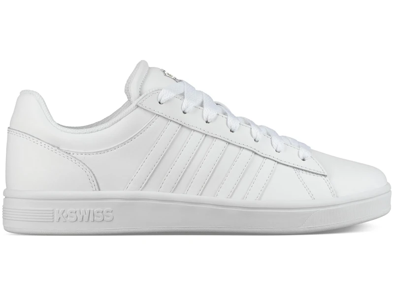 K-Swiss Women's Court Winston Sneaker, White/White, 6.5 UK