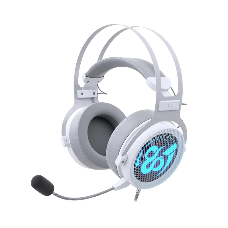 Newskill Kimera V2 Ivory 7.1 Gaming Headset Compatible with PC and PS4 in White
