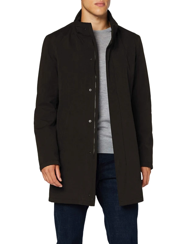 Bugatti Men's 630400-69055 Raincoat, Black, 64