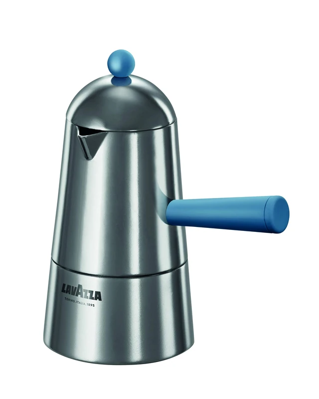 ILSA Carmencita Aluminium Coffee Maker, Black Handle, 6 Cups