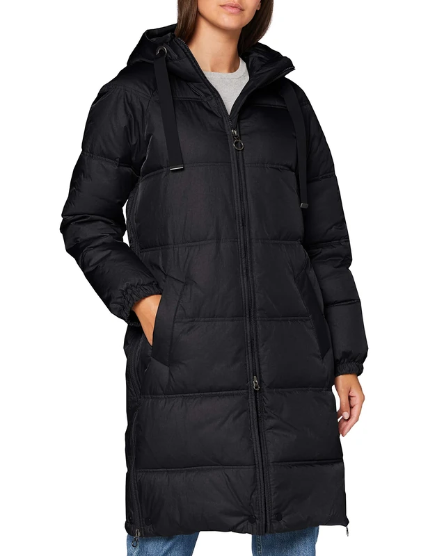 bugatti Women's 660600-61203 Down Coat, Black, 34