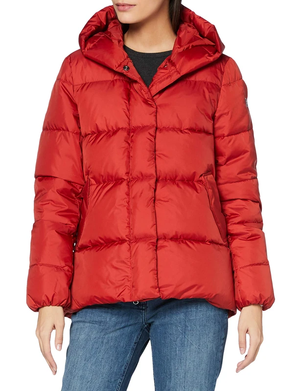 bugatti Women's 660400-61215-670-42 Quilted Jacket, Orange, 42