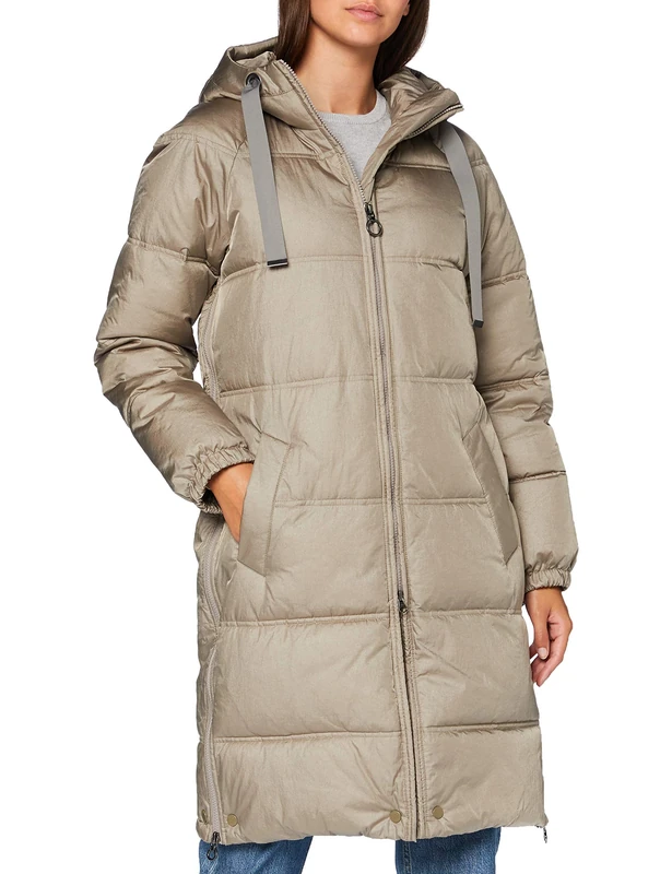 bugatti Women's 660600-61203 Down Coat, Beige, 34