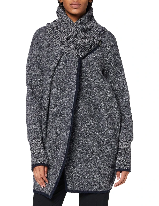 Bugatti Women's 661900-64009-380 Poncho, Marine, 36