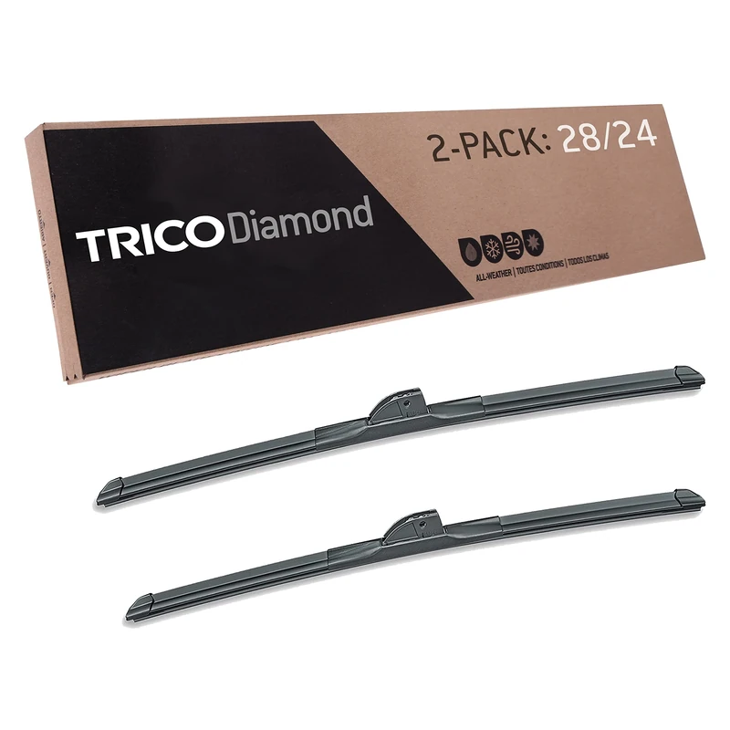 TRICO Platinum 28 Inch & 24 inch pack of 2 High Performance Automotive Replacement Windshield Wiper Blades For My Car (25-2824)