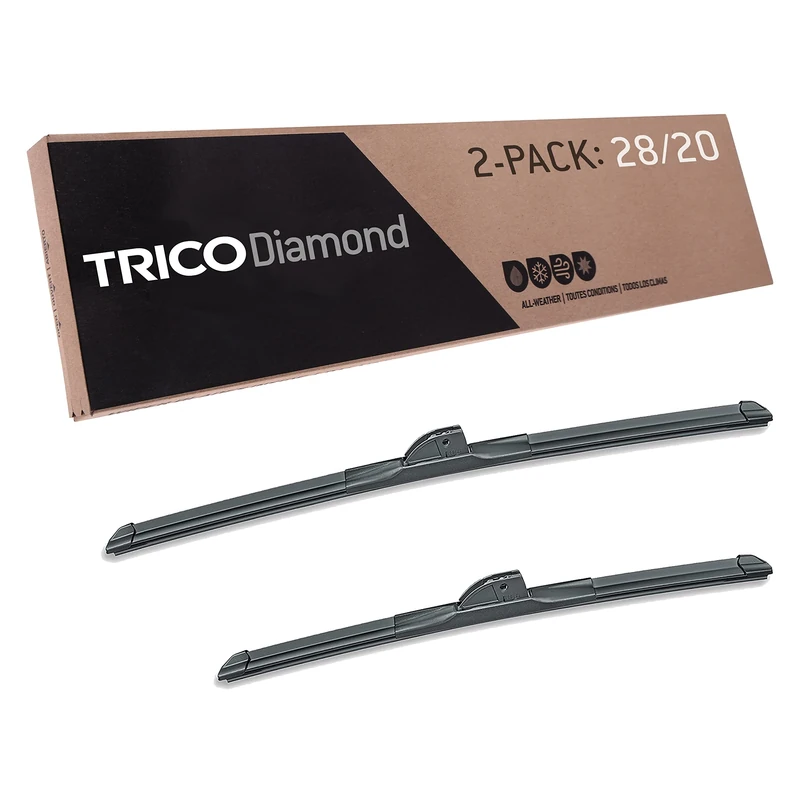 TRICO Platinum 28 Inch & 20 inch pack of 2 High Performance Automotive Replacement Windshield Wiper Blades For My Car (25-2820)
