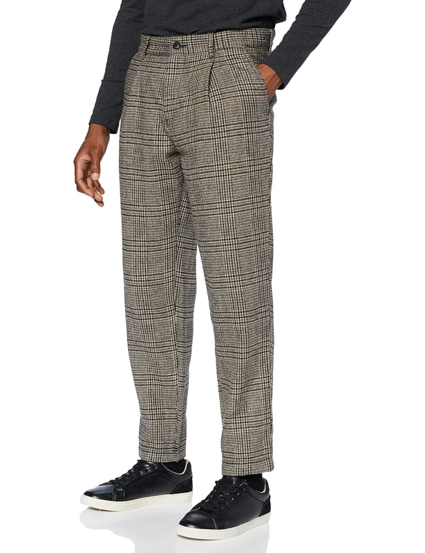 BOSS Men's Samson shorts, Dark Brown (209), 46