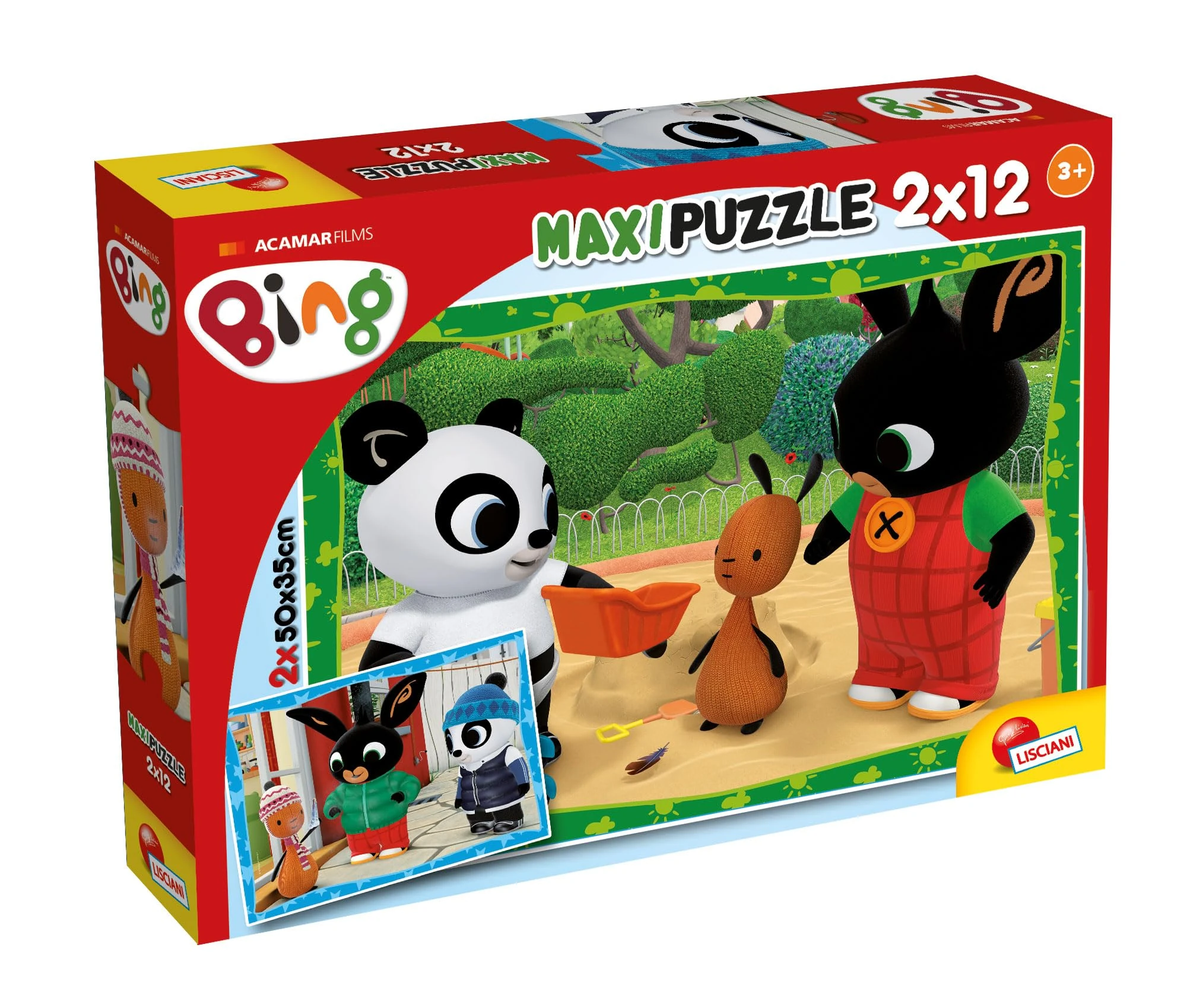 Lisciani 81226 Puzzle Supermaxi 12 Bing E I Suoi Amici, Friends