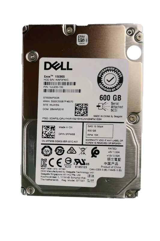 Dell Hard Drive 600GB 15K SAS