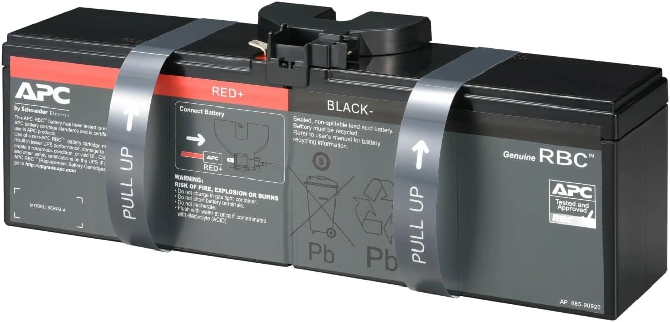 APC Replacement Battery Cartridge #161 - UPS battery - 1 x battery - Lead Acid - for P/N: BN1500M2, BN1500M2-CA, BP1050, BR1200SI, BR1350MS, BR1500M2-LM