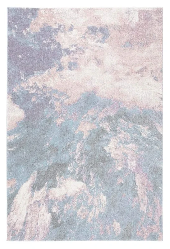 Safavieh Abstract Indoor Woven Rectangle Area Rug, Glacier Collection, GLA123, in Pink/Blue, 79 X 152 cm for Living Room, Bedroom or Any Indoor Space