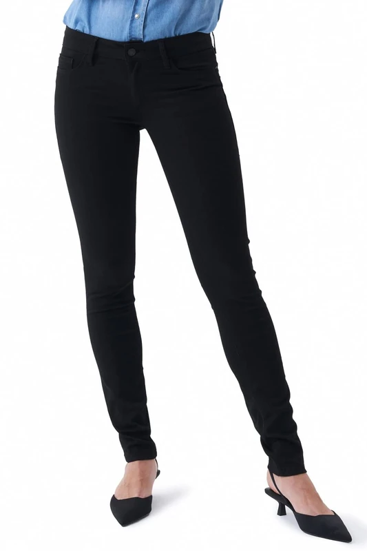 Salsa Push Up Wonder Slim Jeans in True Black
