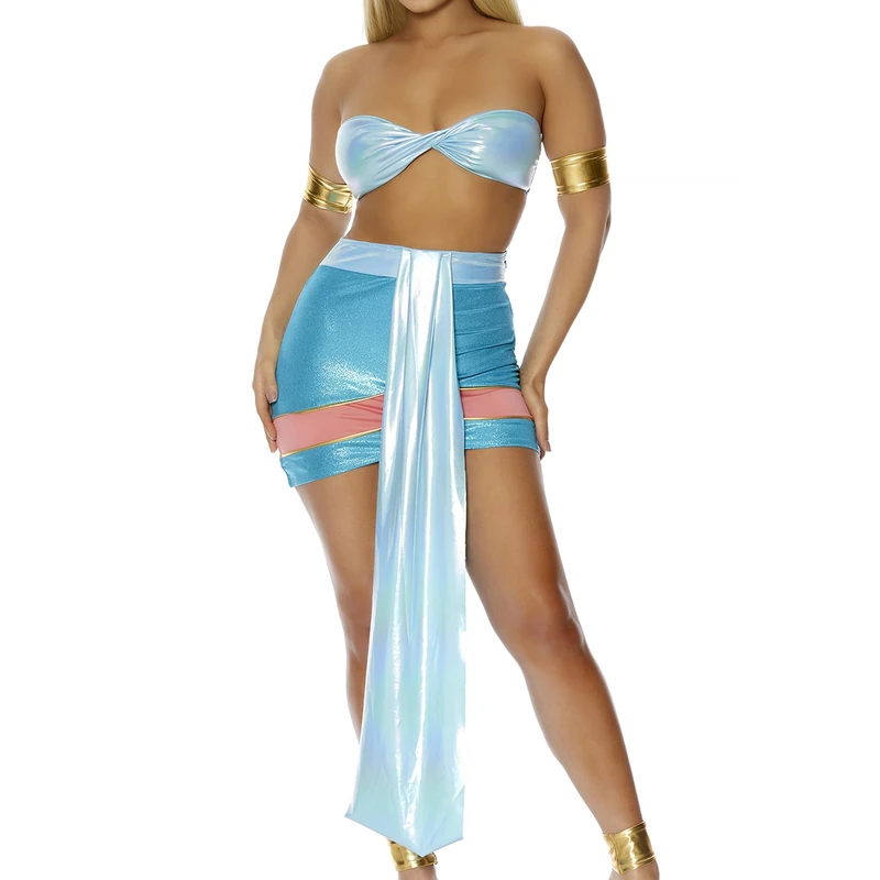 Forplay Women's The Lost Princess Fancy Dress Costume Medium/Large Blue - Image 1