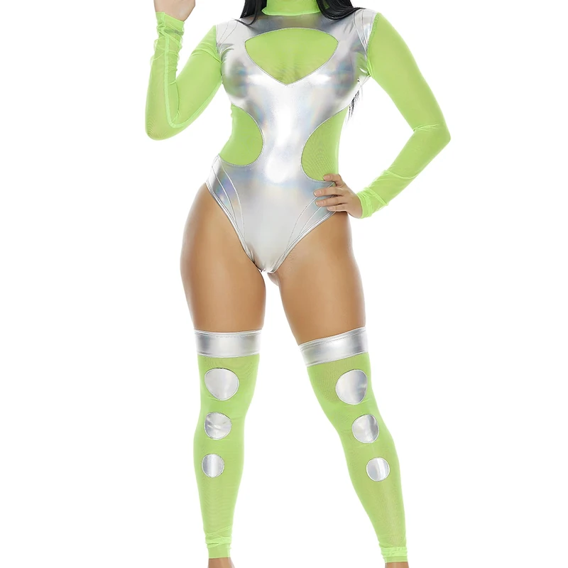 Forplay 550340 I Need Space Sexy Alien Costume Adult Sized, Neon Green, S/M