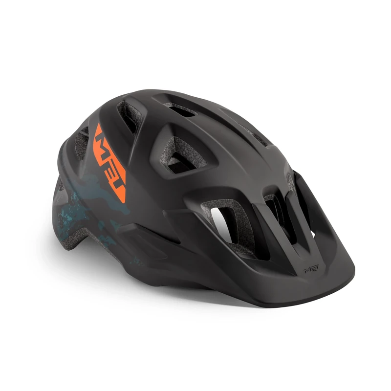 MET - Eldar MIPS Children's Cycling Helmet In Black / Camo One Size (52-57 cm), Neg.Mate T.Uni.