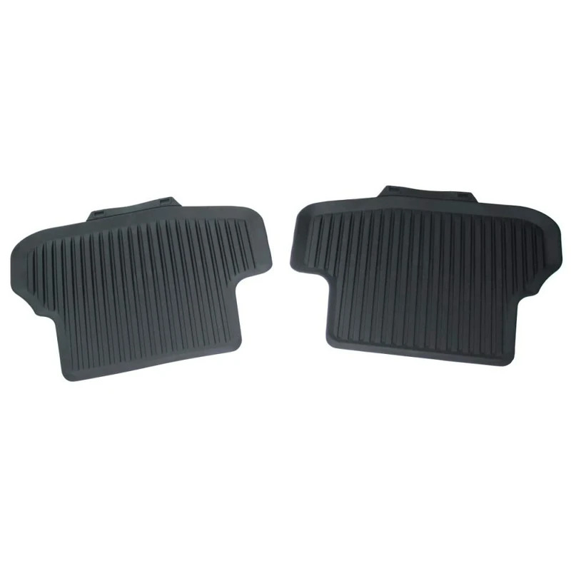 Audi 8W7061511C041 Rubber Floor Mats 2 x Rear Rubber Mats All Weather Mats Black Coupe Only without Fixings