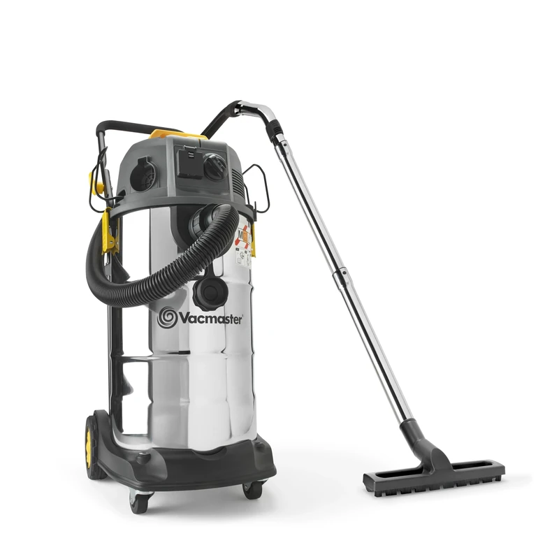 Vacmaster M Class Dust Extractor 240V with Power Take Off, 38L Industrial Wet & Dry Vacuum Cleaner 240V with Variable Speed Control & Push Clean Filter