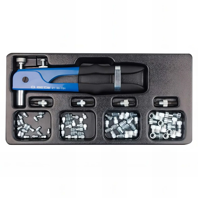 King Tony - Box of Manual Rivet Pliers and Rivets - 85 Pieces
