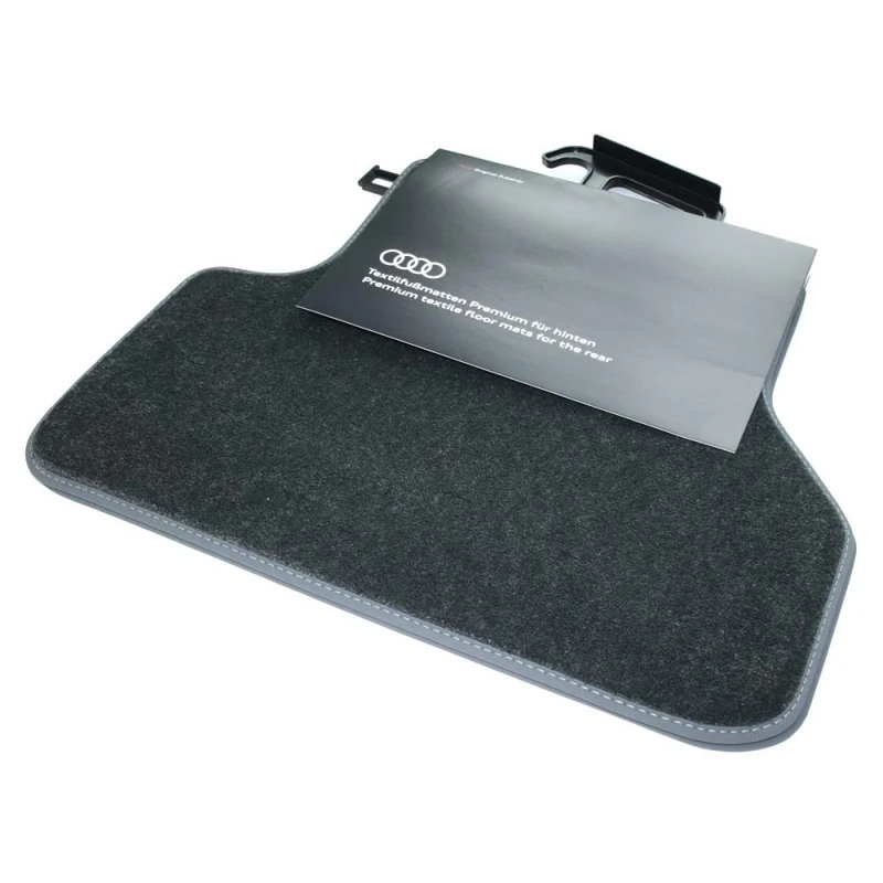 Audi 8W0061276AMNO premium velour floor mats, fabric mats, textile foot mats, 2 x rear, without fixings