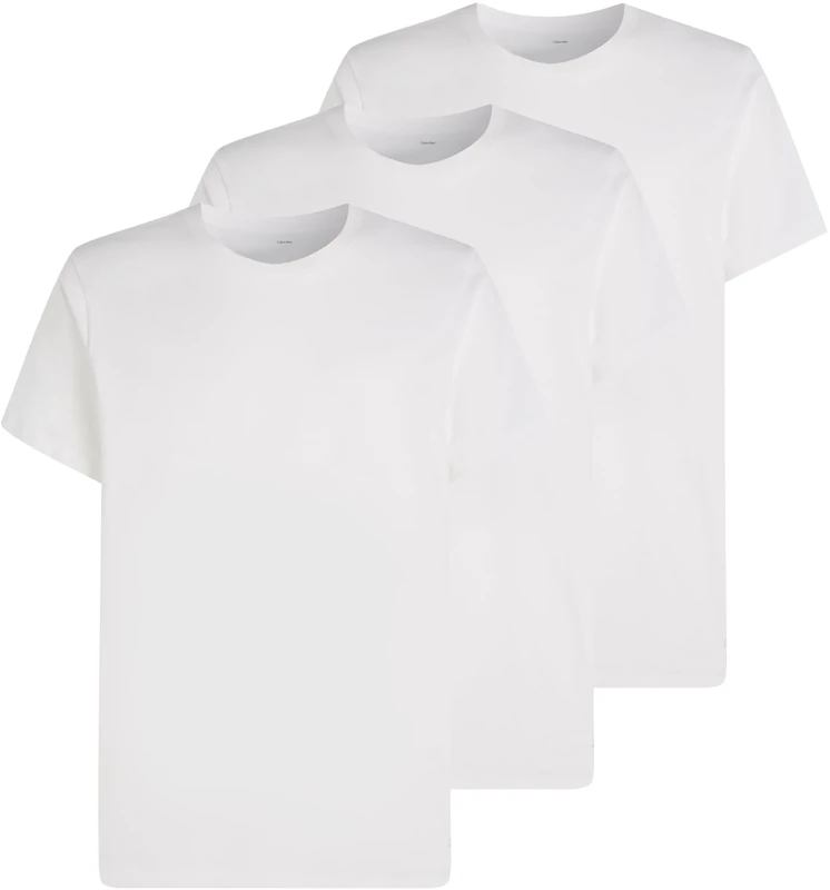 Calvin Klein 3-Pack White Crew Neck T-Shirts - XL Unisex