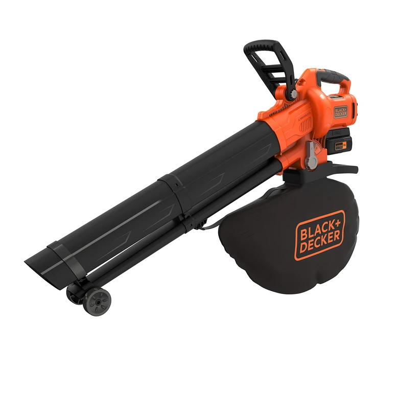BLACK+DECKER 36V Cordless Blower-Grinder Vacuum, Dead Leaf Blower, Suction Volume 8.8 m3/min, Blower Speed 270km/h, Comes with 36V 2.5Ah Battery, BCBLV3625L1-QW
