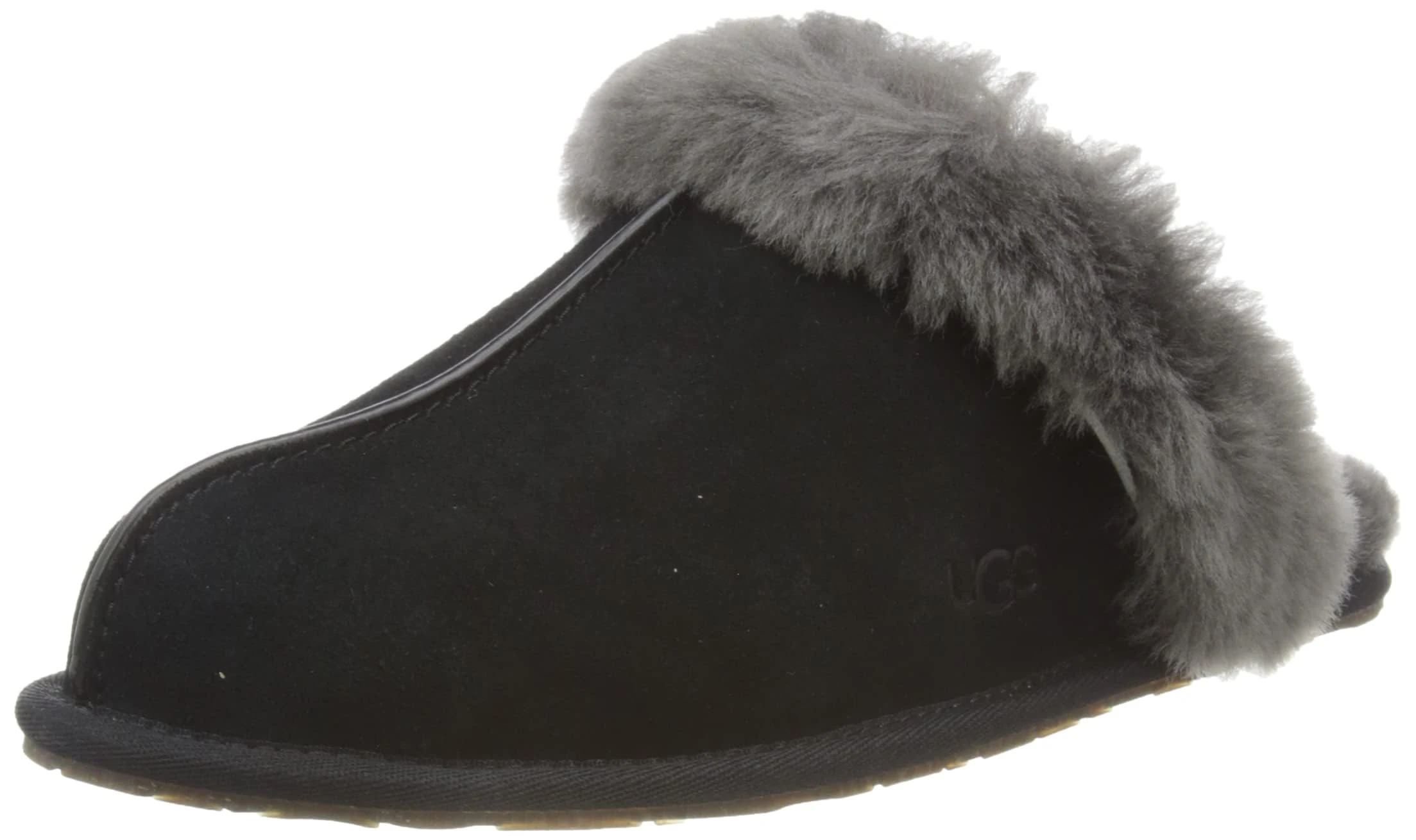 UGG Women's Scuffette Ii Slipper, Black Grey, 10 UK
