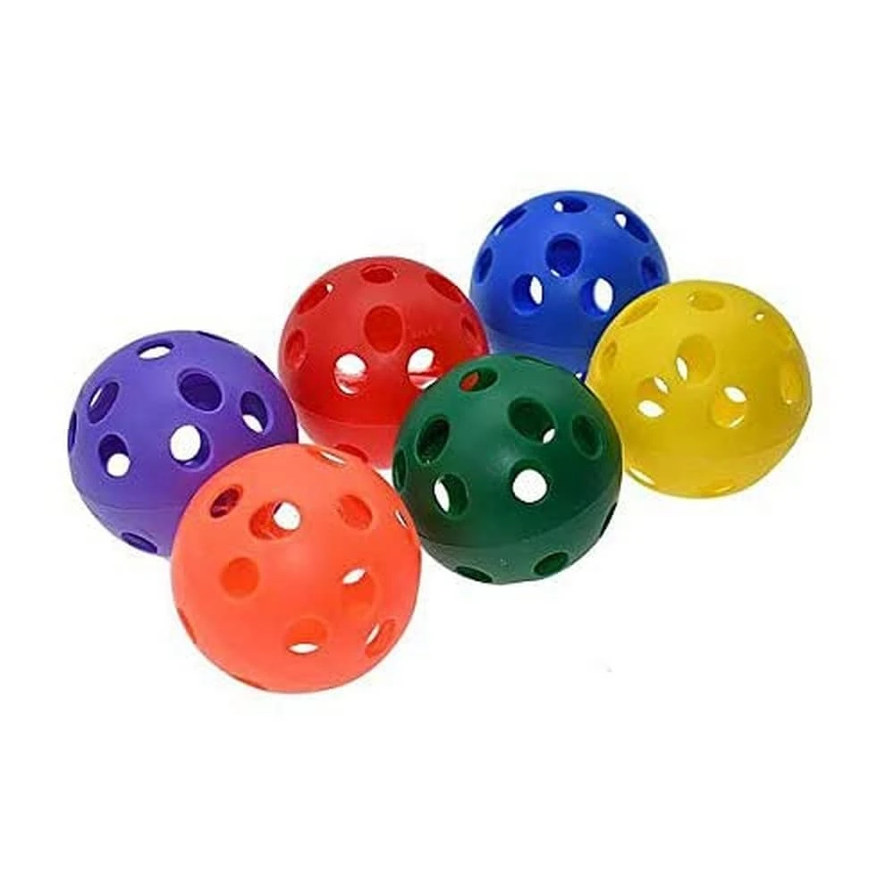 Pre-Sport Unisex-Youth Airflow Ball (Pack of 6), One size Multi-coloured