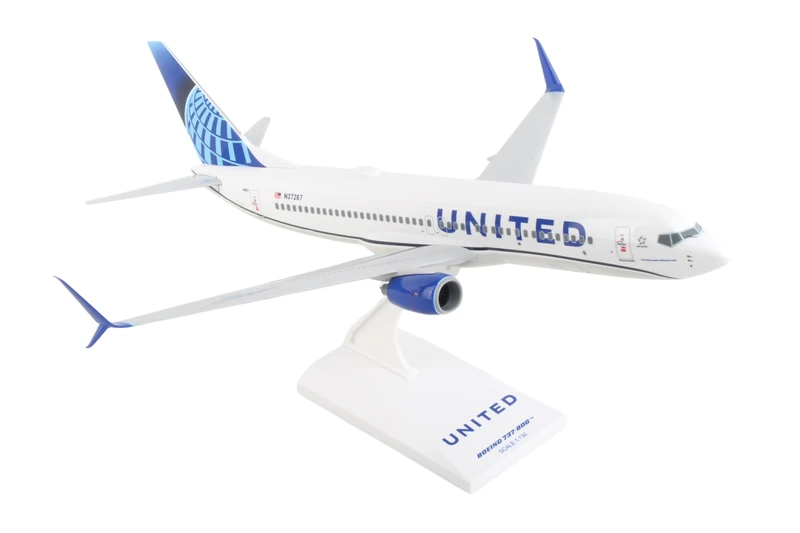 Skymarks Daron SKR1028 United B737-800 2019 Livery 1-130 Scale - Image 1