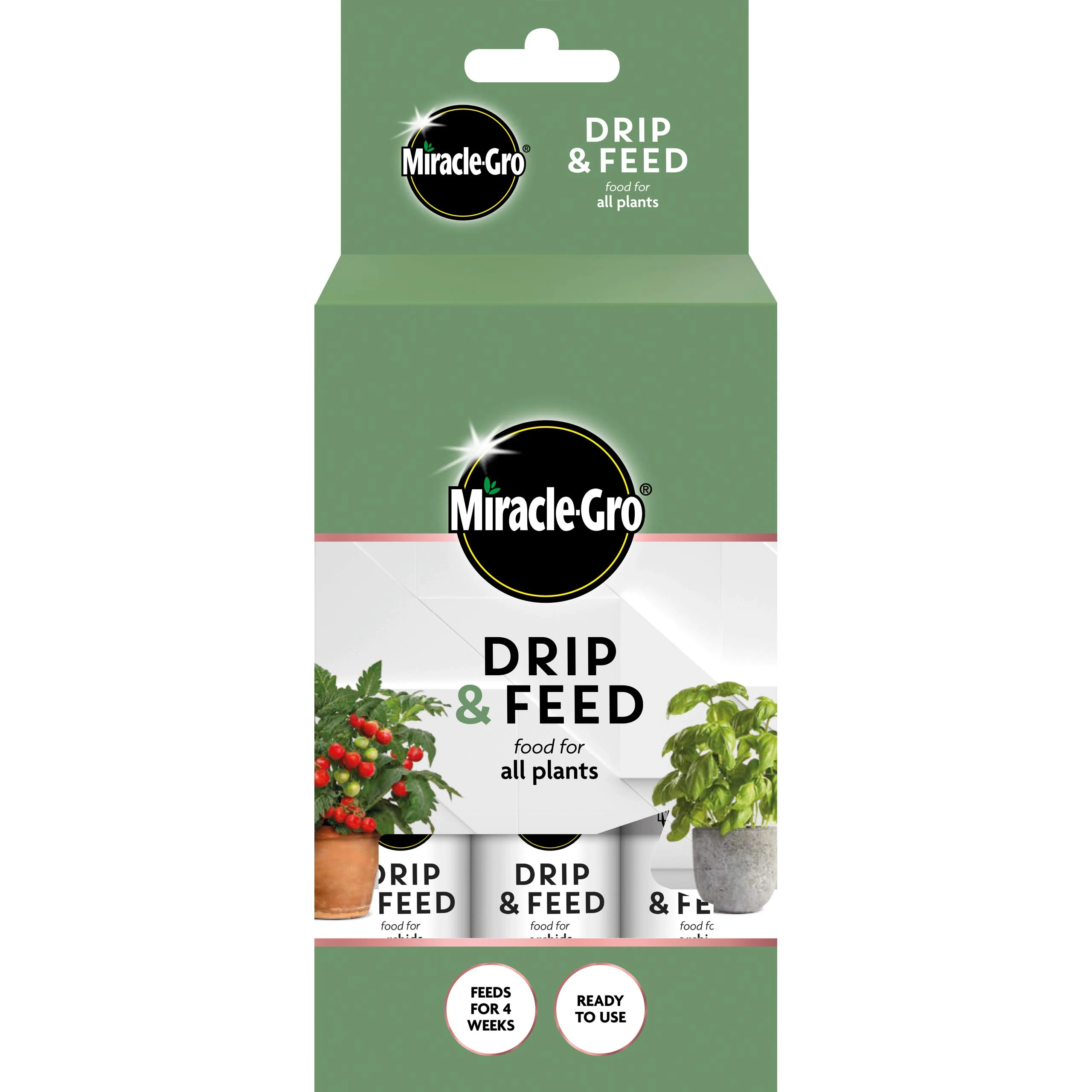 Miracle-Gro Drip & Feed All Purpose Houseplant Food. 3 Pack