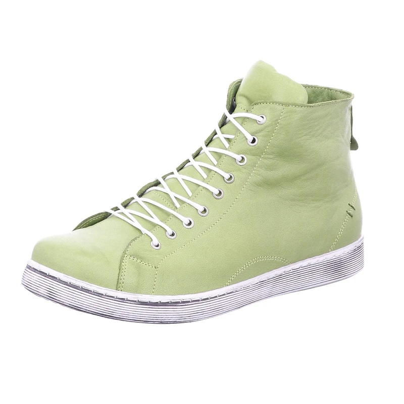 Andrea Conti Lace-Up Boots 0341500 High-Top Trainers Lace-Up Boots, Kiwi, 6 UK