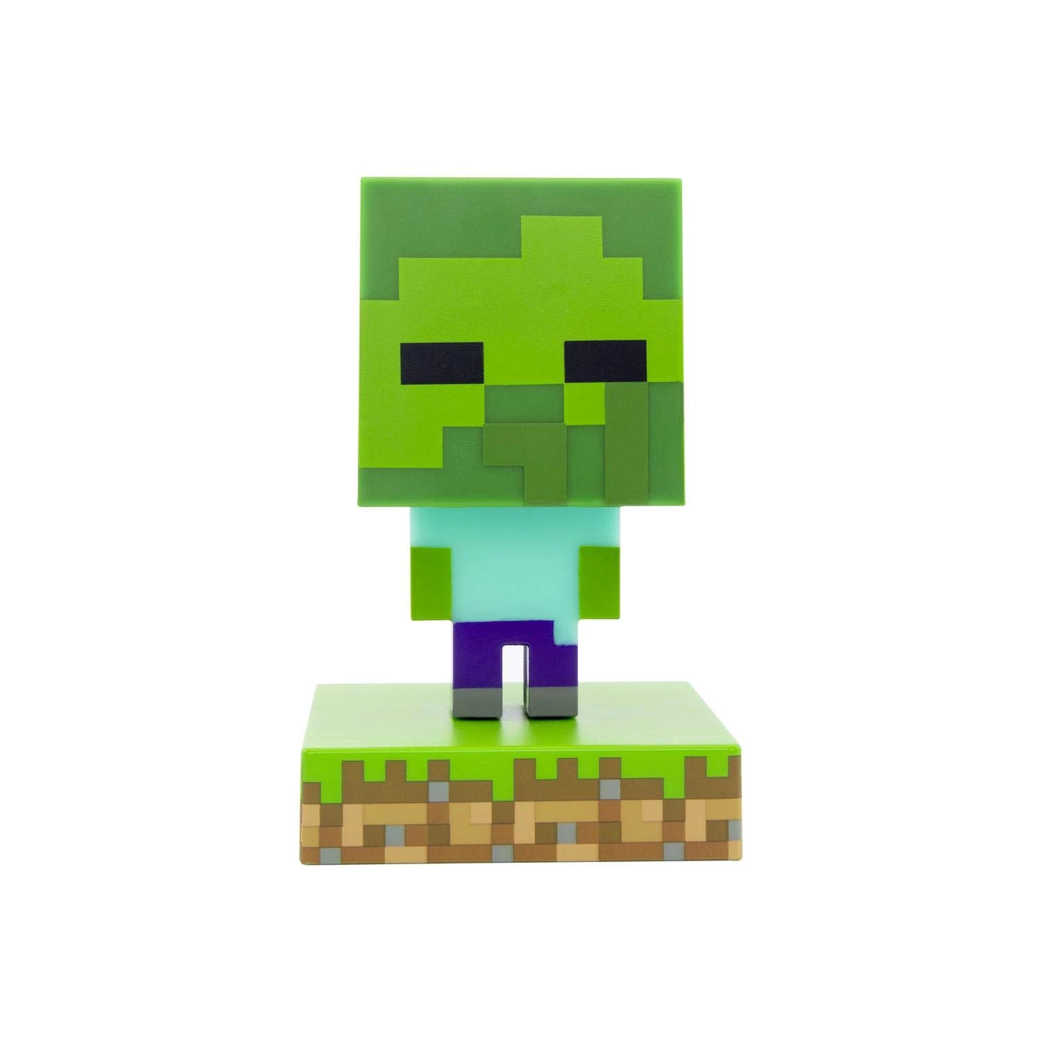 Minecraft Zombie Light - Officially Licensed Merchandise, Portable Night Light and Gaming Room Decor for Kids, Gift for Gamer, Battery Powered | Paladone, Green