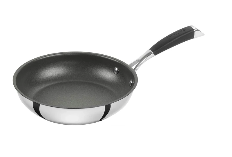 ZWILLING by Cornelia Poletto Frying Pan, 65249, 18/10 Steel, 18/10 Steel Plastic, Stainless Steel, 28 cm