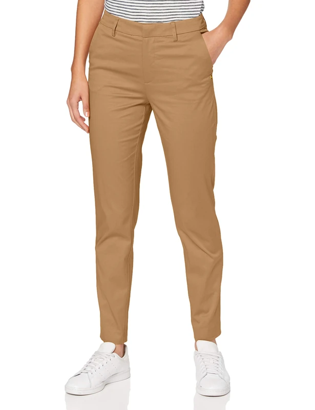 Scotch & Soda Women's Bell' Slim Fit Chino in Mercerized Organic Cotton Shorts, Sand 0137, 25W/ 30L