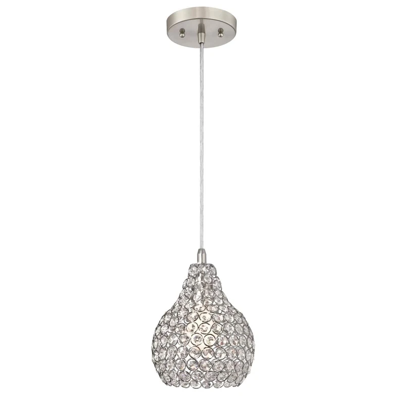 Westinghouse Lighting Lighting, Crystal, 50 W, Brushed Nickel