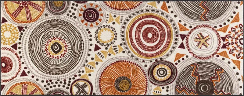 wash+dry doormat, Boho Style 75x190 cm, inside and outside, washable