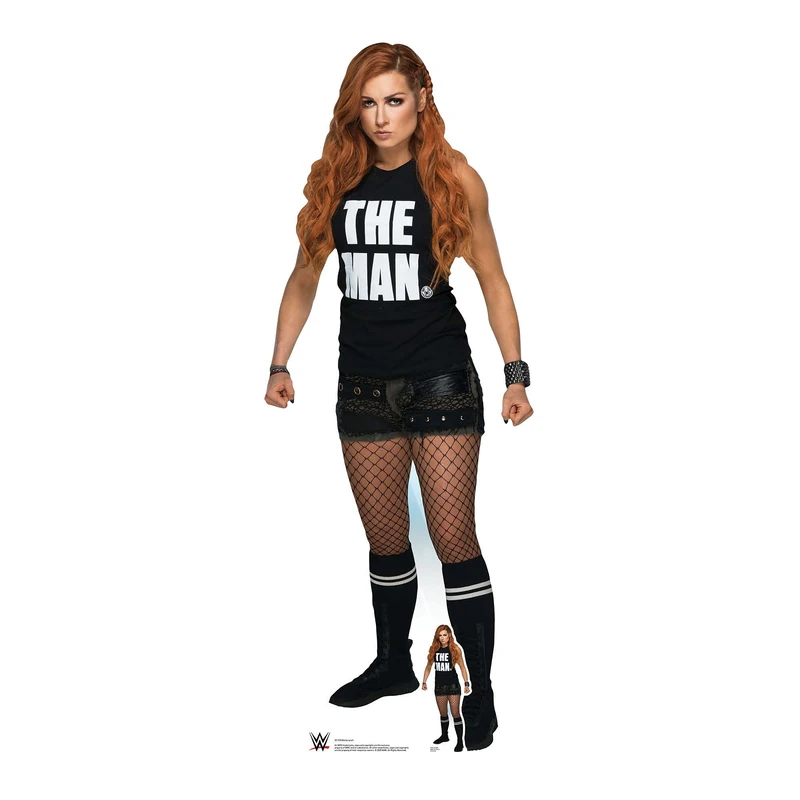 Star Cutouts SC1510 WWE Becky Lynch Ring Gear Lifesize Cardboard Cutout – Wrestling Party Decoration, Event Display & Fan Gift