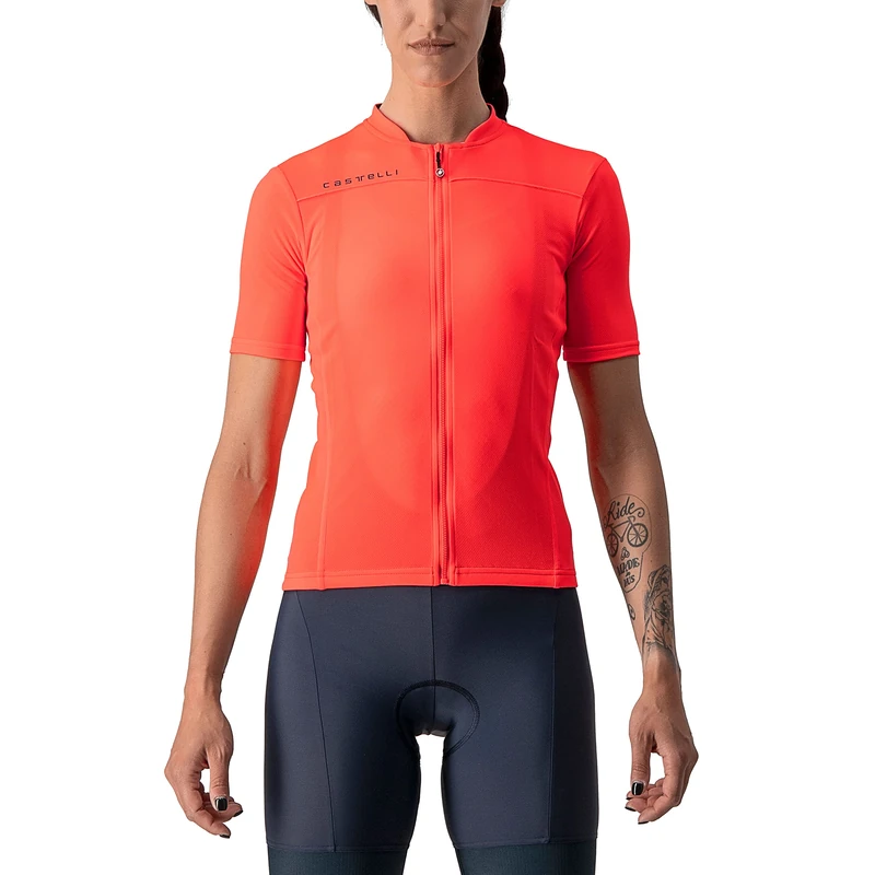 CASTELLI 4520068 Anima 3 Jersey Sweatshirt Women's Brilliant Pink/Dark Steel Blue XL