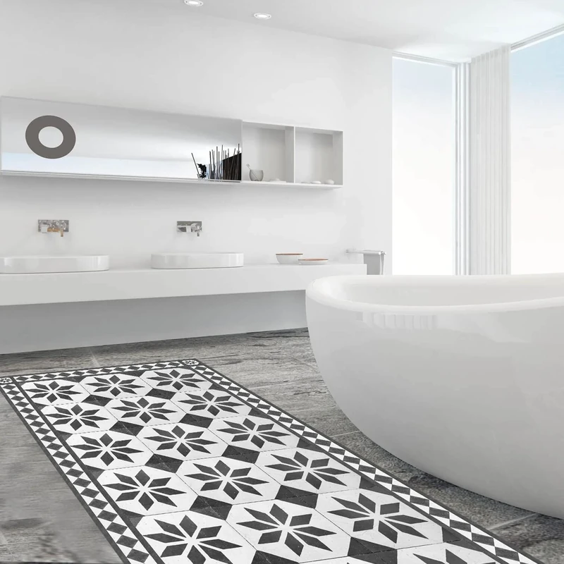 CREARREDA CR-83135 Old Style Carpet Floor, 1'8" x 5'10" (Runner)