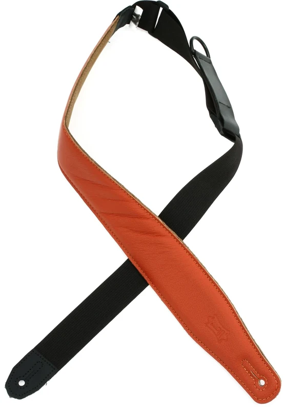 Levy's MRHGS-ORG Right Height Garment Leather w Suede Backing Padded 2 1/2" - Orange