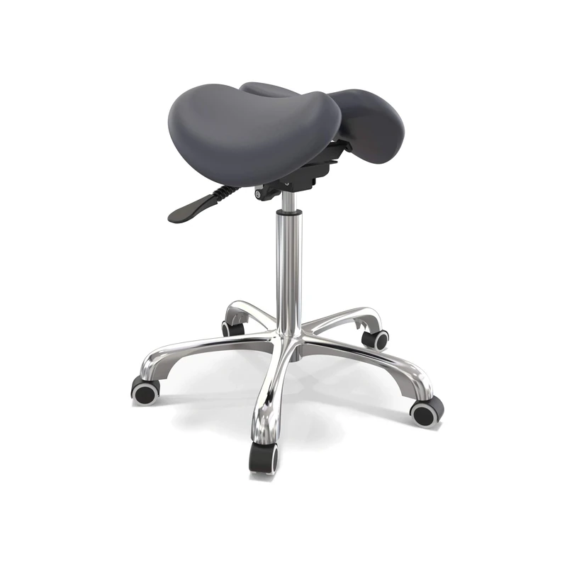 Master Massage Berkeley Ergonomic Split Style Saddle Stool In Agate Blue, 1count
