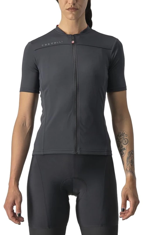 CASTELLI 4520068-085 Anima 3 Jersey Sweatshirt Women's Light Black/Red XS