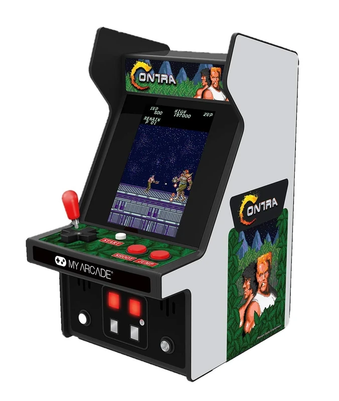 MY ARCADE Contra Arcade-Inspired Preloaded Electronic Game - Contra, Handheld Game, Green, Sci-Fi, Arcade, 2 Players